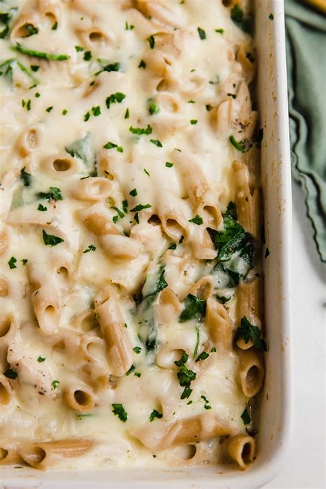 Chicken Alfredo No Boil Pasta Bake {Gluten Free, Paleo & AIP Option} - Unbound Wellness