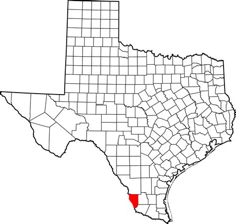 File:Map of Texas highlighting Zapata County.svg - Wikimedia Commons