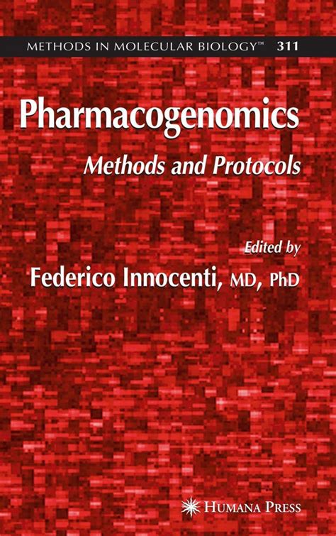 Pharmacogenomics: Methods and Applications | NHBS Academic ...