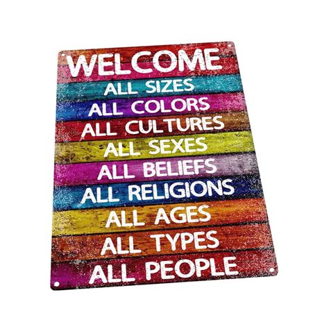 All Welcome Metal Sign Wall Decor for Office or Meeting Room - Etsy