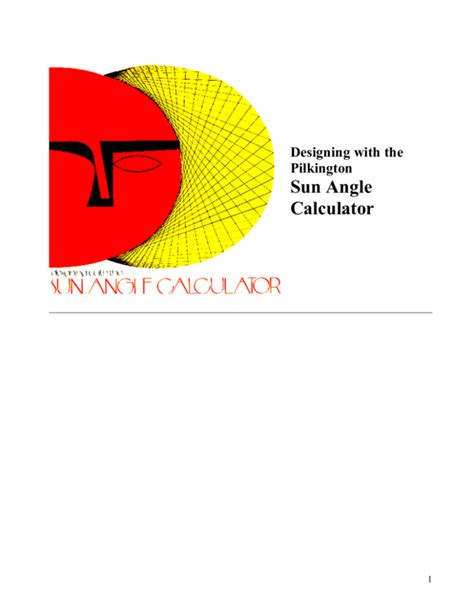 Sun Angle Calculator