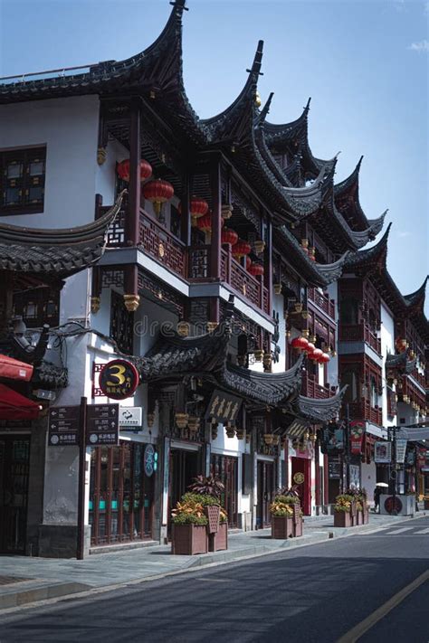 Vertical Shot of the Architecture of Shanghai S Historical Yu Garden Editorial Image - Image of ...