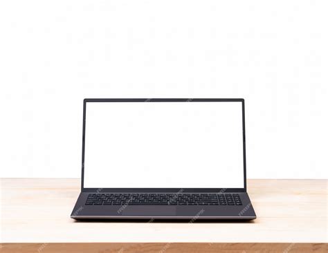 Premium Photo | Blank white screen laptop computer