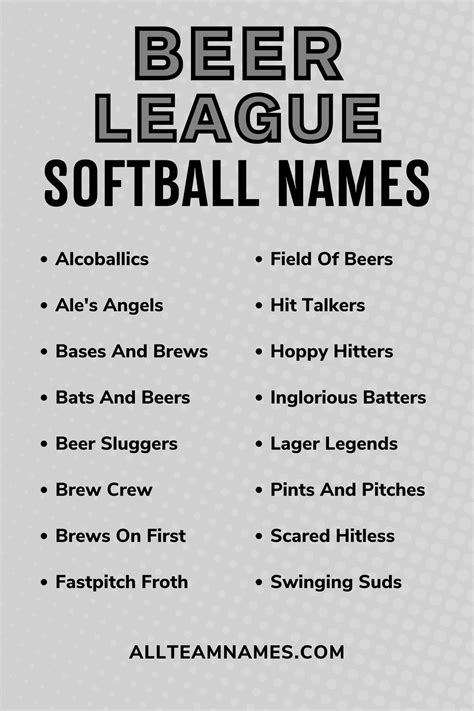 209 Best Softball Team Names (By Category)