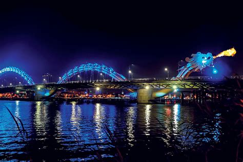 Dragon Bridge Da Nang, Vietnam | Color Kinetics | Da nang, Bridge ...