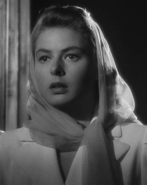 Ingrid Bergman in Casablanca (1942, dir. Michael... | Old Hollywood