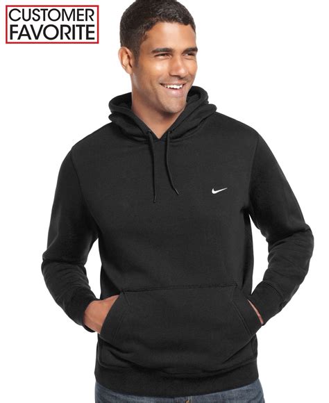 Nike Men's Classic Fleece Hoodie in Black for Men - Lyst