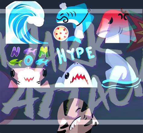 Shark Emote Set : r/xJakkAttack