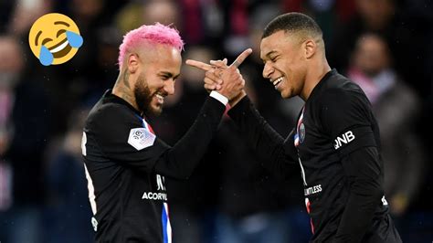 Neymar And Mbappe Funny Moments Kylian Mbappe And Neymar Jr Funny ...