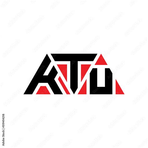 KTU triangle letter logo design with triangle shape. KTU triangle logo design monogram. KTU ...