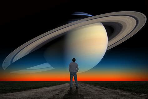 The Saturn Gaze Photograph by Larry Landolfi