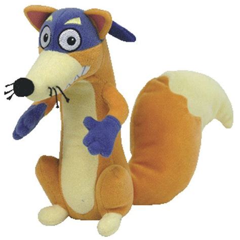 Dora the Explorer Ty Beanie Babies Swiper | Baby beanie, Fox plush toy ...