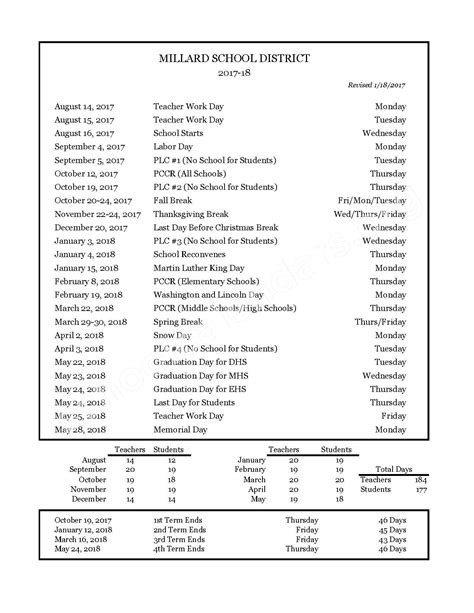 Millard School District Calendar 24-25 Nebraska - Wilie Dorthea