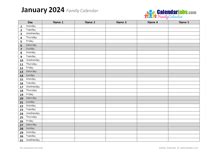 Family Planner Calendar 2024 Nz - Uf Calendar 2024-25