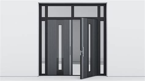 Aluminium door 125 3D model | CGTrader