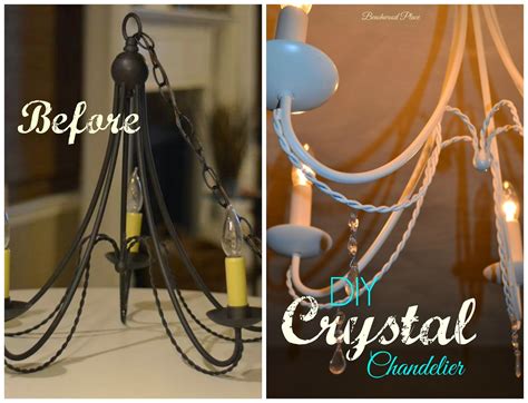 Beachwood Place: Diy crystal Chandelier