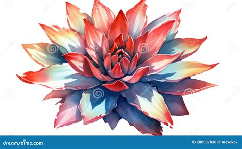 Discover the Beauty of Antigua and Barbuda S Agave Flower in a Watercolor Collection . Stock ...