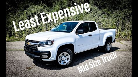 The LEAST EXPENSIVE Mid-Size Truck - The 2021 Chevy Colorado - YouTube