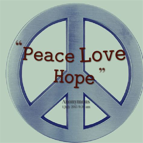 Quotes About Hope And Peace. QuotesGram