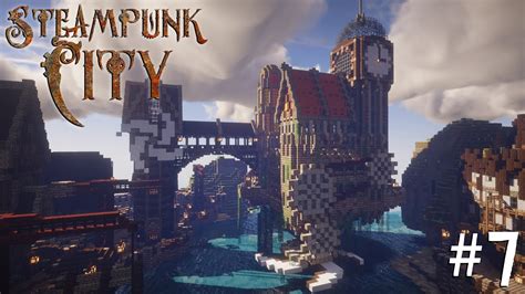 Minecraft Steampunk City - Let's Build It! #7 [Imperial Palace Part 2] - YouTube