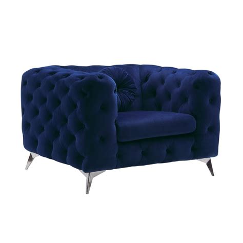 Blue Velvet Sofa – OC Homestyle Furniture