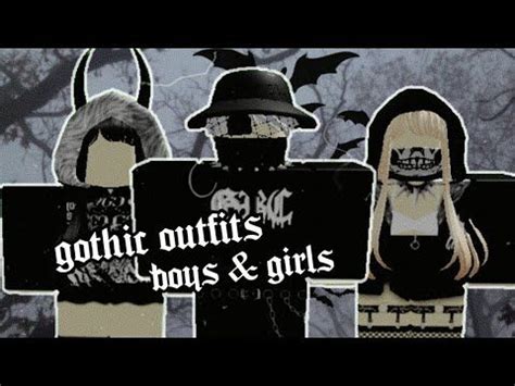 11 GOTH ROBLOX OUTFITS + CODES - YouTube | Goth outfits, Gothic outfits, Outfit ideas goth