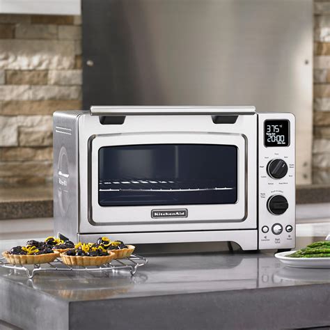 KitchenAid KCO275BU Convection 1800W Digital Countertop Oven 12" Cobalt Blue | eBay