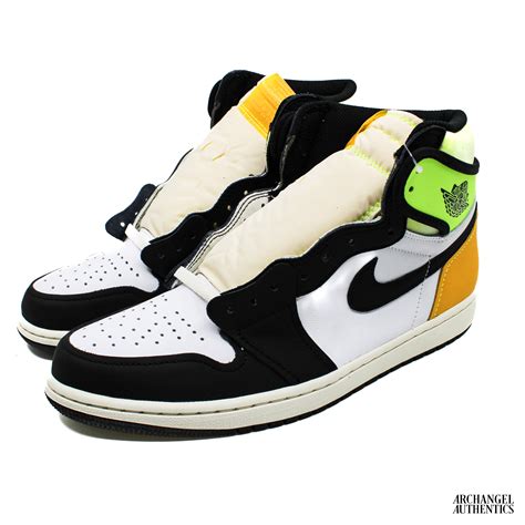 Nike Air Jordan 1 Retro High White Black Volt – archangelauthentics