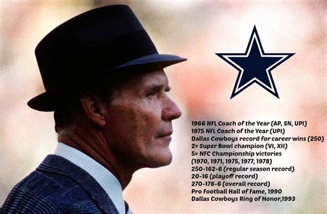 Tom Landry | Dallas cowboys owner, Dallas cowboys, Dallas cowboys fans