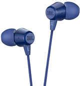 Compare JBL C100SI In-Ear Headphones with Mic (Red) vs JBL C50HI in-Ear Headphones with Mic ...