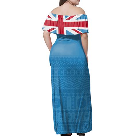 Fiji Off Shoulder Long Dress Independence Day 2023