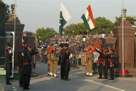 At India's Wagah Border, Flags and Patriotism