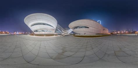 Futuristic Architecture: Museum and Opera Hall - HDRi Maps and Backplates