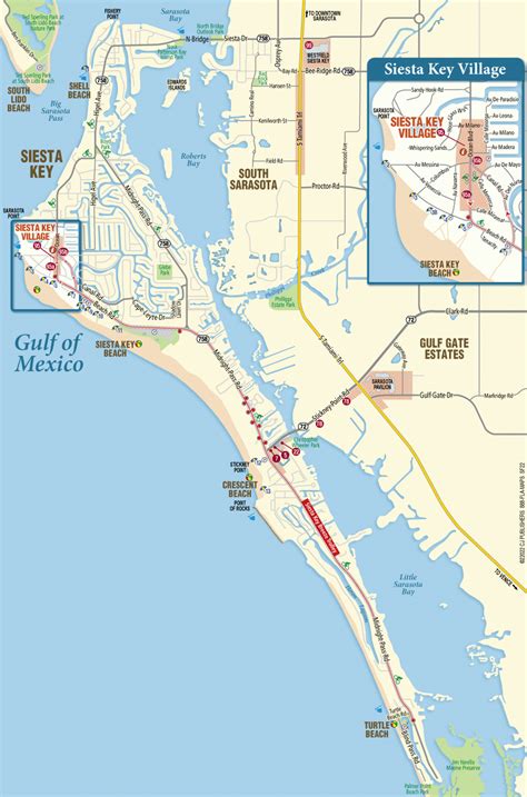 Siesta Key Map Interactive Map Of Siesta Key Florida | Wells Printable Map