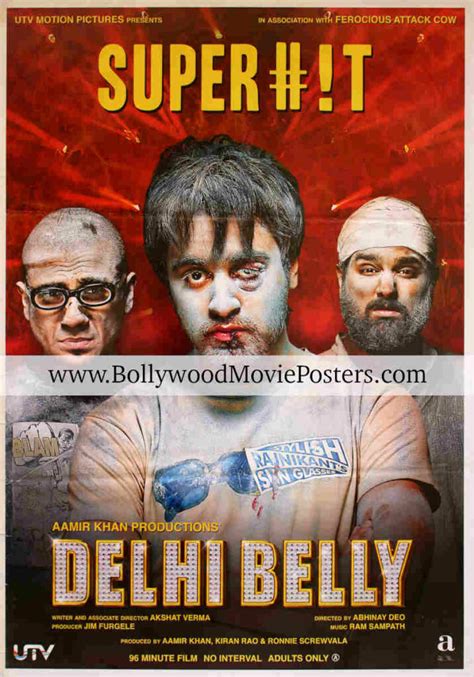 Delhi Belly movie poster for sale: Buy original Bollywood posters online