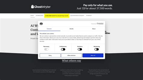 GhostWryter: AI Writing Assistant for Google Docs™ ️ | Futureen