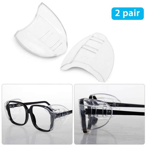 EEEKit Safety Eye Glasses Side Shields,Comfortable Protection for Your Eye,and Lightweight ...