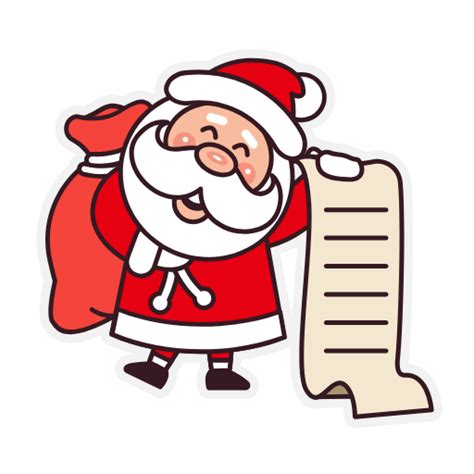 Free Customizable Santa Claus Stickers | DocHipo