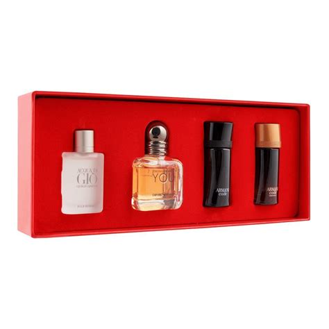 Order Giorgio Armani For Men Mini Perfume Set, 4-Pack Online at Best ...