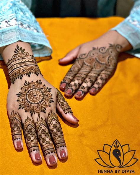 Structured Minimalist Bridal Mehndi Designs - Minimalist Bridal Mehndi Designs - Bridal Mehndi ...