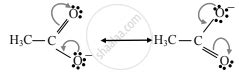 Draw a resonance structure of the following: Acetate ion - Chemistry ...