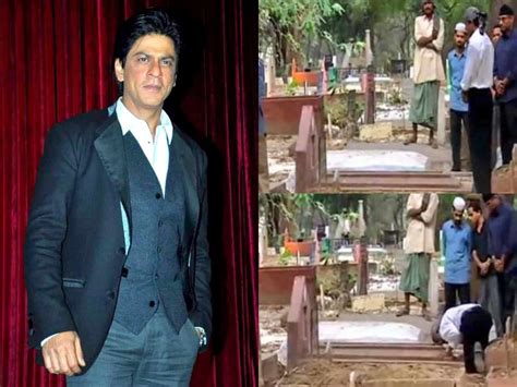 Shah Rukh Khan offers prayers at parents' grave in Delhi, pics go viral