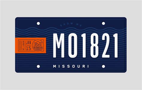 Missouri License Plate on Behance