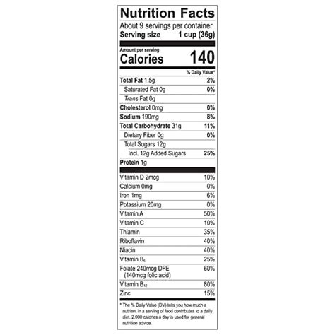 Is Fruity Pebbles Cereal Healthy? Ingredients & Nutrition Facts ...