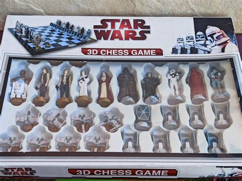 STAR WARS 3D Chess Game, Vintage Chess Game, Star Wars Chess, Star Wars ...