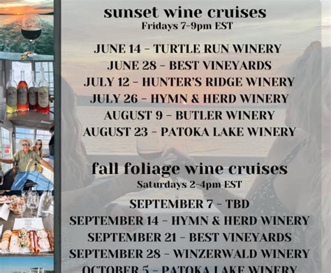 Fall Foliage Wine Cruise - Patoka Lake Winery - Southern Indiana