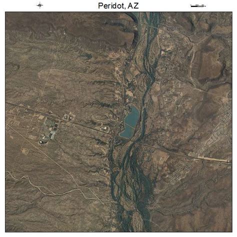 Aerial Photography Map of Peridot, AZ Arizona