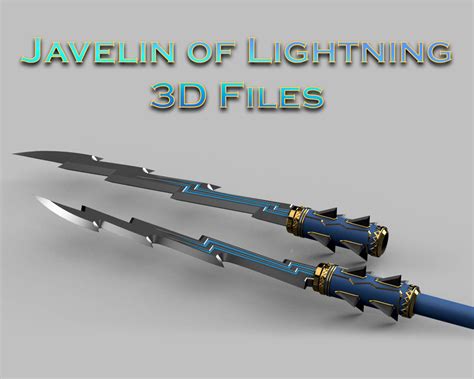 Javelin of Lightning 3D File - Etsy