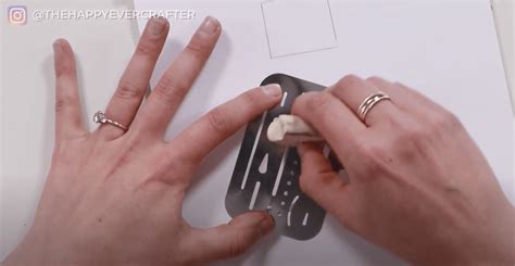 Little-Known Lettering Tool: Eraser Shield - The Happy Ever Crafter
