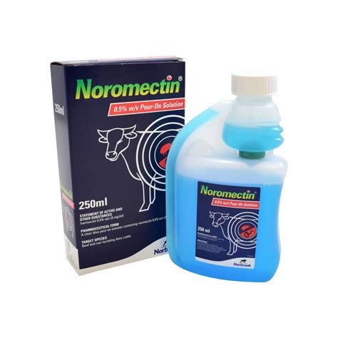 Buy Noromectin Pour On 250ml from Fane Valley Stores Agricultural Supplies